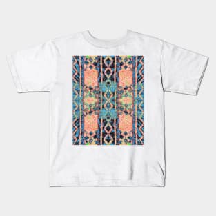 Fijian Tapa Cloth C25 by Hypersphere Kids T-Shirt